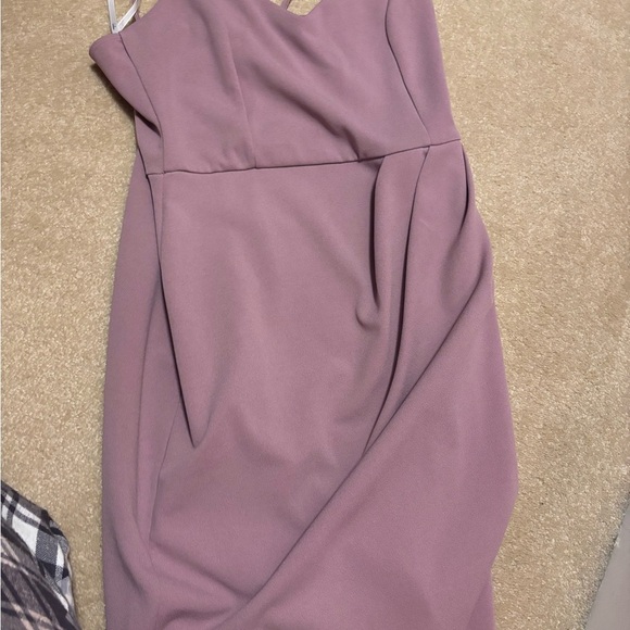 NEW Lulus Pink Mini Bodycon Dress - Picture 2 of 2